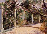 Georges Antoine Rochegrosse Almond Trees, Algiers painting